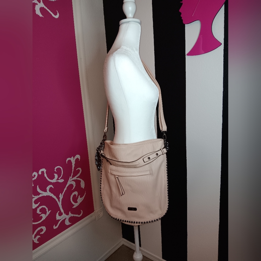 Jessica Simpson Elegant Light Pink Shoulder Bag